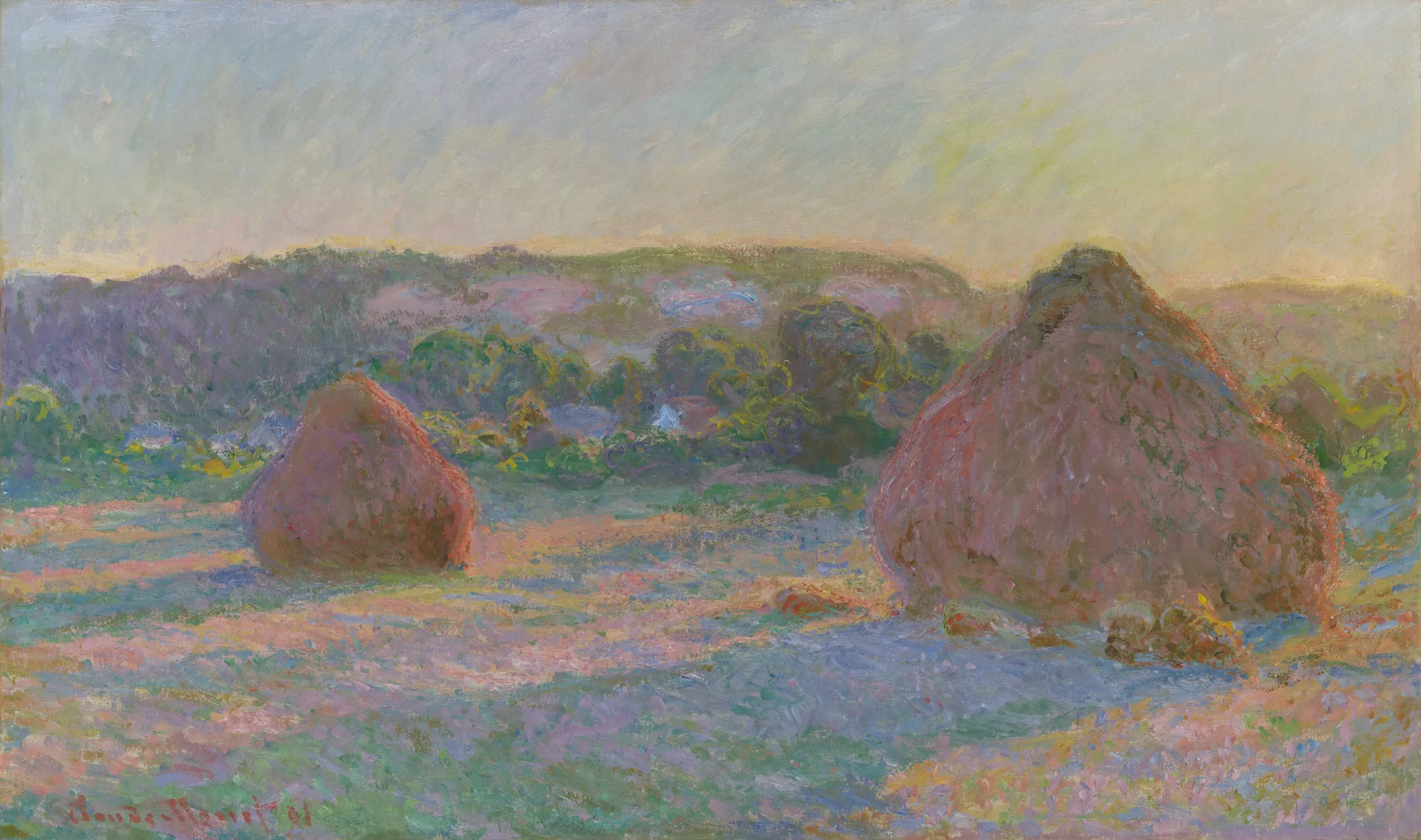 Claude Monet, Stacks of Wheat (End of Summer), 1890/91