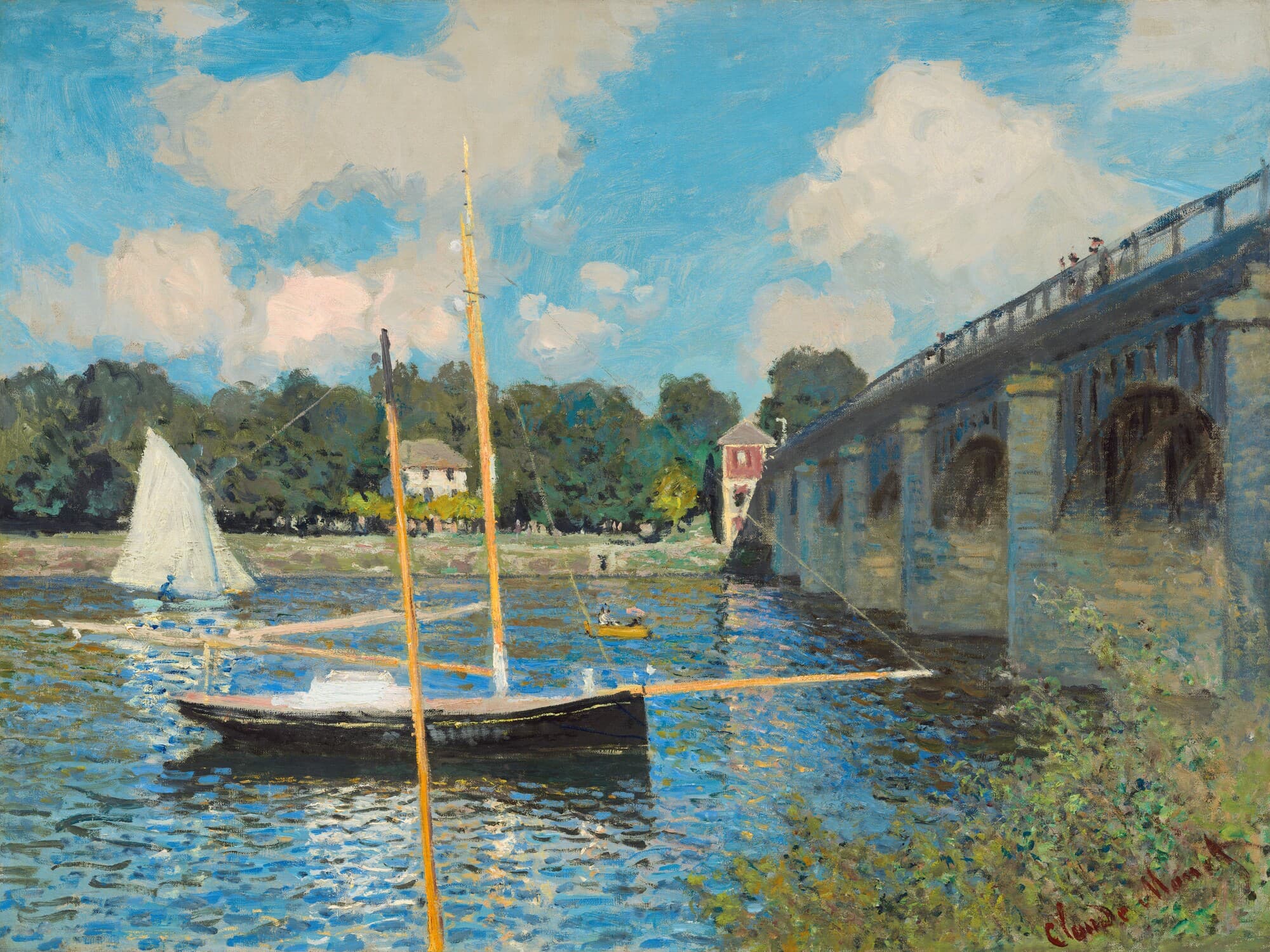 Monet, The Bridge at Argenteuil, 1874